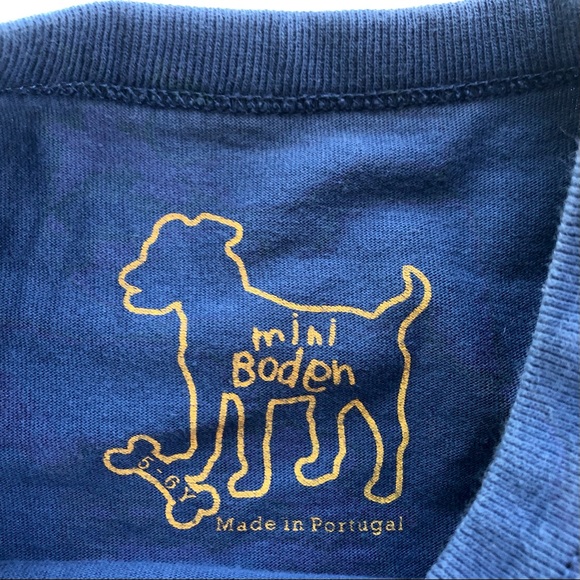 Mini Boden fox British phone booth shirt size 5-6Y - Picture 4 of 4